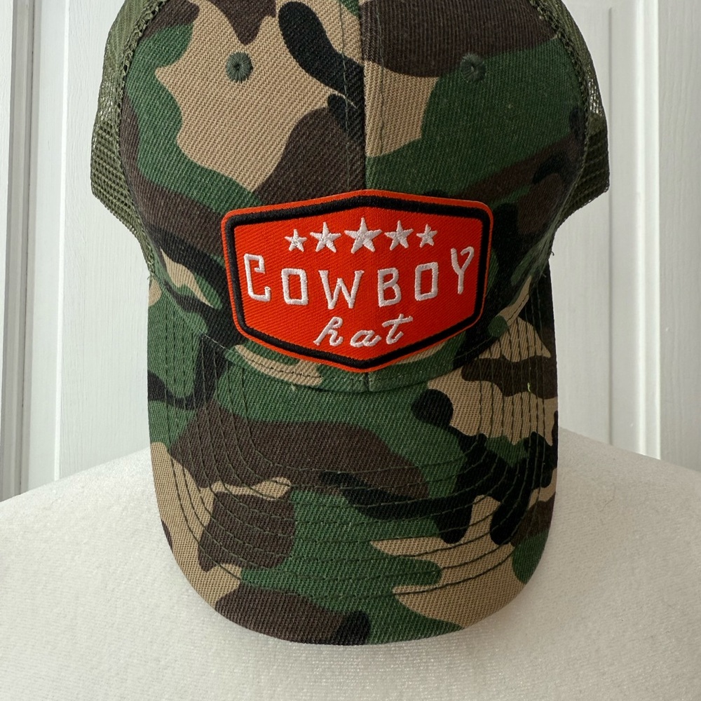 Camouflage Cowboy Trucker Hat